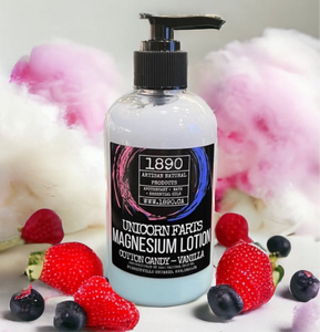 “Magnesium Body Lotion" - {Unicorn Farts) Cotton Candy + Vanilla - 8oz