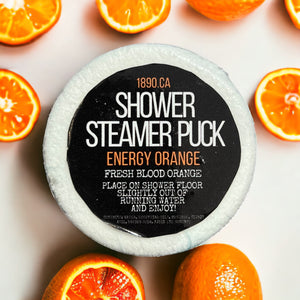 “Shower Steamer Puck" (Energy Orange)