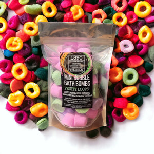 "Fruit Loops" Mini Bath Bombs (Fruit + Vanilla + Candy)