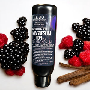 “Magnesium Body Lotion" - {Raspberry Noir) Blackberry,Raspberry, Vanilla 6oz